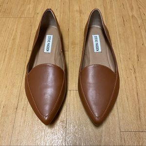 Steve Madden tan loafers